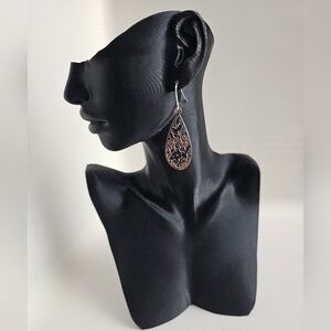 Sterling Silver Filigree Drop Earrings
